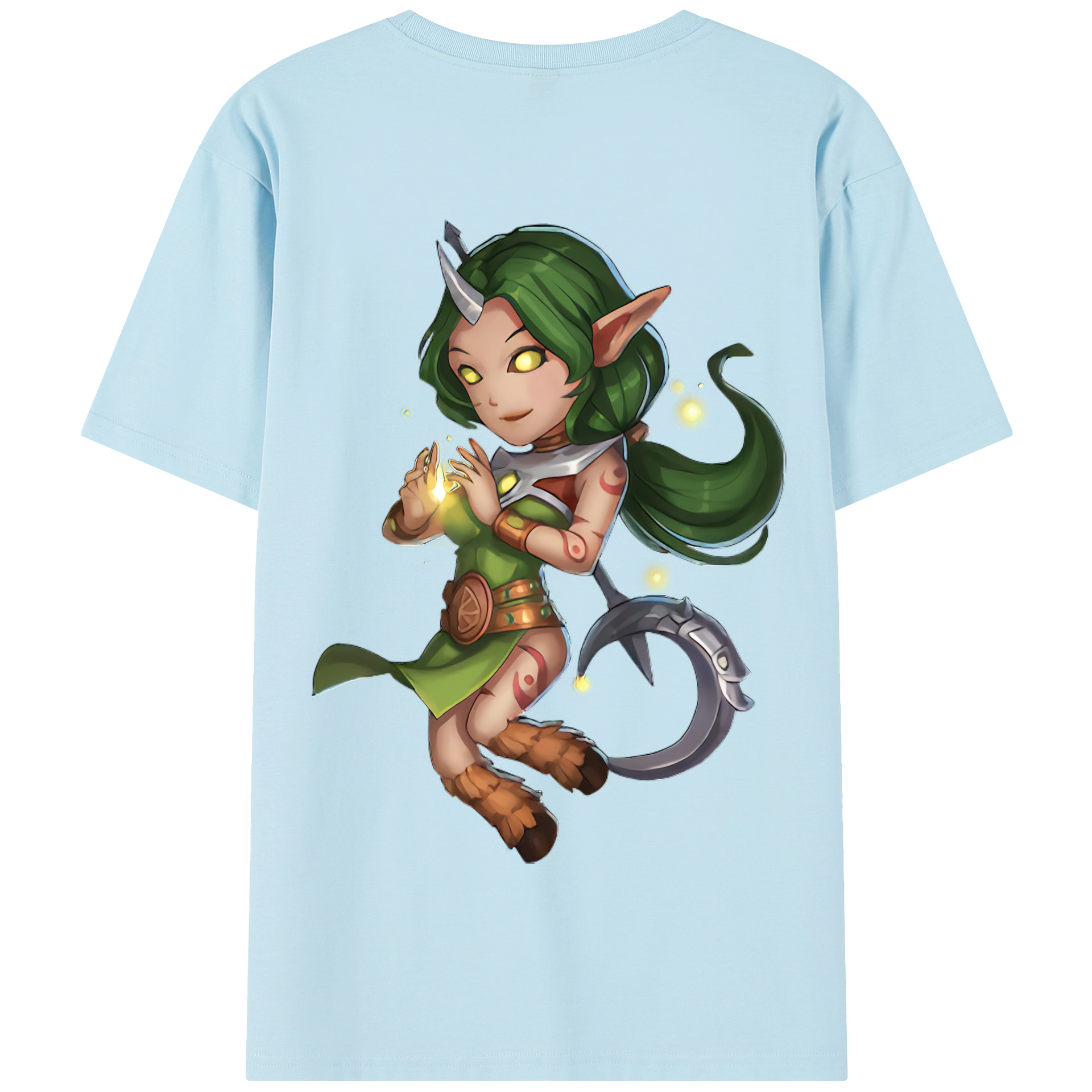 リーグ・オブ・レジェンド League of Legends LOL 綿100％半袖Tシャツ（背面プリント）